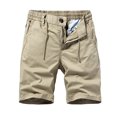 thumbnail image 2 of LSLJS Shorts Cargo pour Hommes Shorts de Course pour Hommes Multiples Poches Utilitaires Taille Élastique Shorts de Randonnée en Coton, Shorts de Gym Cadeaux pour Hommes, 2 of 5