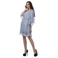 thumbnail image 3 of Moomaya Robe de Plage Imprimée Vêtements de Vacances Femmes Robes en Georgette pour Femmes, 3 of 6
