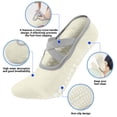 thumbnail image 4 of Chaussettes de Pilates pour Femmes avec Semelles Antidérapantes Chaussettes de Yoga 3 Pcs, 4 of 8