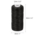 thumbnail image 3 of Unique Bargains Smoky Black Polyester Waxed Thread, 55 Yards, 3 of 6