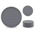 thumbnail image 4 of tredstone Portable Silicone Drink Coasters With Holder Convenient And Durable Accessory Convenient Shell Pink, 4 of 6