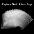 thumbnail image 3 of RUNROTOO 12PCS Photo Refill Sheets PVC Photo Storage Pages Easy Replacement Transparent Photo Album Pages, 3 of 8