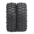 thumbnail image 1 of FLAMEEN 1/10 Pneu de Roue, 2Pcs RC Pneus Arrière pour Accessoires RC pour WPL D12 1/10 Camions RC, 1 of 8