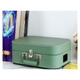 thumbnail image 1 of Portable Vinyl Record Player Vintage Handheld Leather Case Vinyl Record Player Phono Speaker, 1 of 6