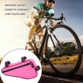 thumbnail image 4 of fastboy Mountain Bicycles Front Tube Frame Storage Bag Road Bikes Anti-scratched Triangular Pouch Keys Cellphone Saddle Holder Pink 1Set, 4 of 6