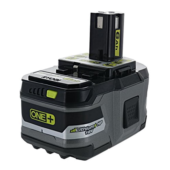 Ryobi P193 Batterie Lithium-Ion 18 V 6,0 Ampères-Heure avec Jauge de Carburant Intégrée