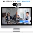 thumbnail image 3 of RONY Caméra Web HD 1080P avec Microphone - Caméra Web d'Ordinateur de Diffusion à Réduction de Bruit pour Ordinateur de Bureau Portable PC - Caméra USB à Mise au Point Automatique pour Appels Vidéo Zoom Réunion, 3 of 9