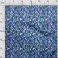 thumbnail image 3 of oneOone Velvet Medium Blue Fabric Abstract Watercolor Texture Sewing Craft Projects Fabric Prints By Yard 58 Inch Wide, 3 of 5