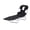 Black, variant on Outsunny Outdoor Lounge Chair, Adjustable Folding Chaise Lounge with Face Cavity, Tanning Chair Sun Lounger Bed Recliner, Blue