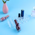 thumbnail image 3 of GOOHOCHY Soporte de exhibición de lápiz labial de maquillaje de plástico transparente con 12 ranuras, soporte de almacenamiento, organizador de cosméticos, 3 of 4