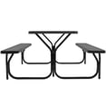 thumbnail image 3 of Costway Picnic Table Bench Set Outdoor Backyard Patio Garden Party Dining All Weather, 3 of 8
