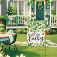 thumbnail image 3 of St. Patricks Day St. Patrick's Day Garden Flag Four Leaves, 3 of 5