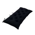 thumbnail image 1 of Becaristey Waterproof Bench Mat Cushion - Sun Protection And Comfortable For Outdoor Outdoor Chair Cushions Polyester Bench Cushion black 100*50*8CM, 1 of 6