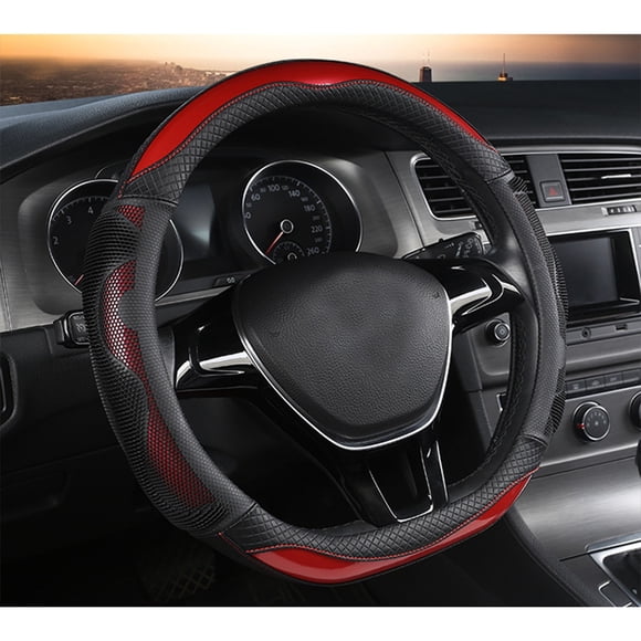 EGNMCR Housse de Volant Housse de Volant de Voiture Nid d'Abeille Mode Hommes et Femmes Disponibles Housse de Guidon Housse de Volant