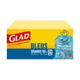thumbnail image 3 of Glad Sacs de Recyclage Bleus - Grands 90 Litres - ForceFlex,, 3 of 5