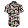 thumbnail image 1 of INSPIRE CHIC Chemise Hawaïenne pour Homme à Imprimé Floral à Manches Courtes à Col Pointu, 1 of 8