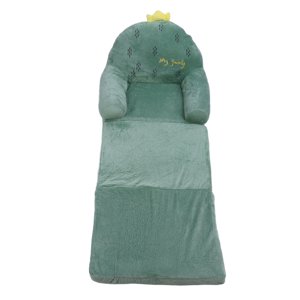 Plush Foldable Kids Sofa, Backrest Armchair 2 In 1 Foldable Children Sofa Cute Cartoon Lazy Sofa Children Flip Open Sofa Bed For Living Room Bedroom Without Liner Filler