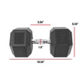 thumbnail image 3 of Haltère hexagonale enduite CAP Barbell, Single 3 - 100 lb, 3 of 6