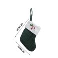 thumbnail image 3 of Birdeem Christmas Large Letters Christmas Stockings Cute Striped Christmas Tree Pendant Holiday Decorations, 3 of 5