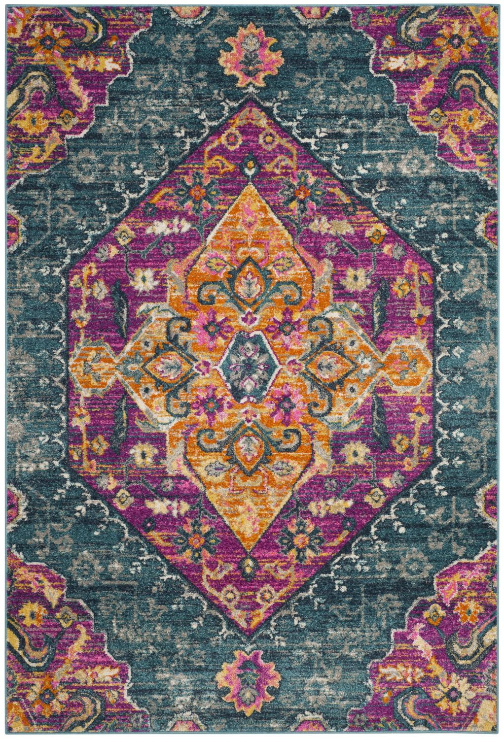 SAFAVIEH Madison Karissa Floral Area Rug