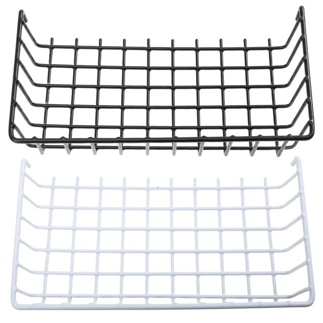 USHOBE 2pcs Hanging Storage Basket Wall Mounted Fruit Baskets For Kitchen Organization And Sturdy Design And Options