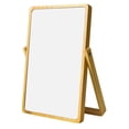 thumbnail image 1 of MasteelfCA Creative Makeup Mirror Creative Wood Table Mirror Bedroom Mirror Light Yellow, 1 of 7