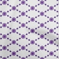 thumbnail image 1 of oneOone Rayon Purple Fabric Block Fabric For Sewing Printed Craft Fabric By The Yard 56 Inch Wide, 1 of 5