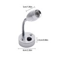 thumbnail image 4 of 24V/12V RV Lighting LED Warm Spot Light Car Interior Yacht Led Reading Lamp Switch RV Camper Lighting For Van Caravan VAN Boat ,Variety of Features, 4 of 6
