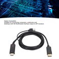 thumbnail image 3 of Interface Multimédia 4K HD pour Adaptateur de Port d'Affichage, Prise d'Alimentation USB et Jouer Interface Multimédia 4K HD pour Convertisseur de Port d'Affichage pour Ordinateurs Portables pour Ordinateurs de Bureau, 3 of 8