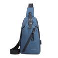 thumbnail image 1 of RXIRUCGD Sling Backpack, Multipurpose Crossbody Shoulder Bag Travel Hiking Daypack Blue, 1 of 7