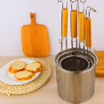 thumbnail image 4 of jifeng Kitchen Stainless Steel Noodle Strainer Basket for Dumpling Vegetables - 16cm, 4 of 9