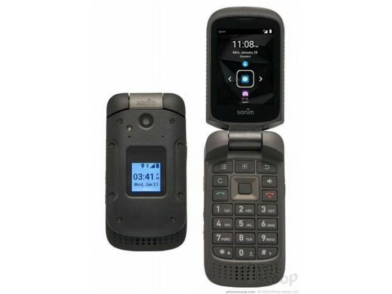 Sonim XP3 XP3800 Black Unlocked 8GB ROM/1G RAM Flip Phone-(Certified Refurbished)