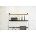 thumbnail image 5 of YAMAZAKI home Tower Leaning Ladder With Shelf Black, 5 of 5