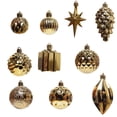 thumbnail image 1 of Birdeem 12Pcs Christmas Tree Ornament Pendant Party Supplies Tree Hanging Plastic Ball, 1 of 1