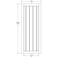 thumbnail image 5 of Wood & Hart 42" Rustic Unfished Knotty Pine Barn Door, 5 of 5