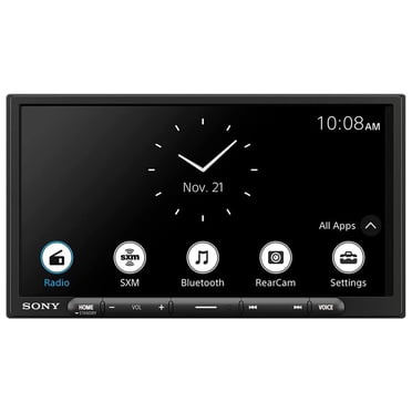 Sony Car Audio 6.95 Inch Screen Media Receiver with CarPlay & Android Auto