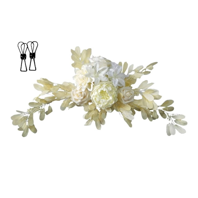Artificial Flower Swag For Wedding Welcome Sign Floral Decoration Pink