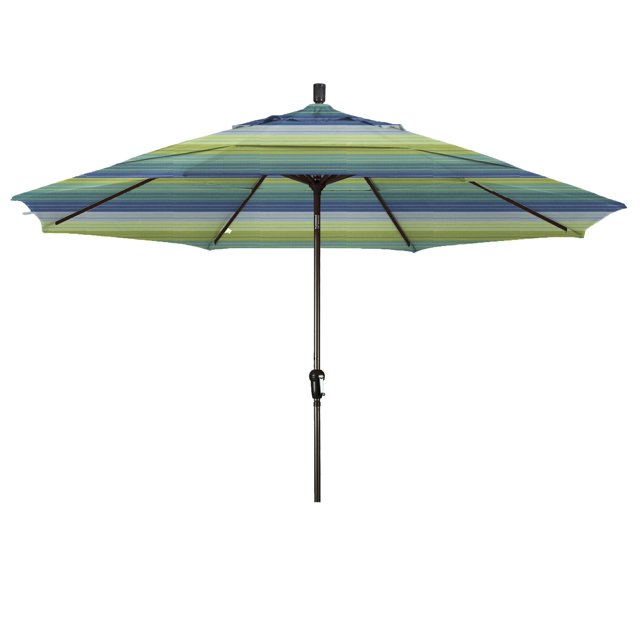 California Umbrella 11' Patio Umbrella in Seville Seaside