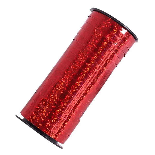 VogueV 100-Yard Holographic Ribbon - DIY Craft Gift Wrapping Decoration Red