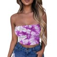 thumbnail image 1 of Tube Tops, Womens Printed Strapless Yoga Exercise Chest Wrap Pullover, 1 of 4