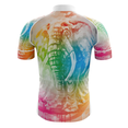 thumbnail image 2 of Tie Dye Elephant Men's Cycling Jersey - L, 2 of 3