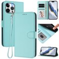 thumbnail image 1 of GANGXUN Wallet Case for iPhone 13 Pro Max – Magnetic Closure, RFID Blocking, Wrist Strap, Wireless Charging Compatible, 1 of 6