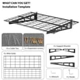 thumbnail image 4 of Kojooin Floating Storage Shelves, 400 Lbs Capacity – Garage, Shop, Shed, Basement Organization – Metal Rack for Tools, Supplies & Bulk Items, 4 of 7