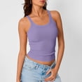 thumbnail image 4 of ohmzyzo Womens Workout Tank Tops V Neck Racerback Going Out Crop 2025 Trendy Top Summer Sleeveless Ribbed Camisole, 4 of 7