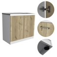thumbnail image 3 of TUHOME Napoles Utility Sink - White/Light Oak  Engineered Wood, 3 of 8