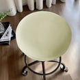 thumbnail image 1 of Czzoypi Round Bar Stool Seat CoversStretch Round Bar Stool Covers Washable Bar Stool Seat Covers (Yellow), 1 of 6