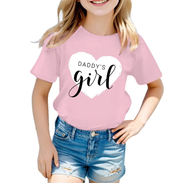 TZEWGL T-Shirts pour Tout-Petits Mignons Graphiques Col Rond Manches Courtes Vêtements pour Enfants Taille 8-9T