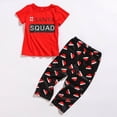 thumbnail image 4 of Christmas Family Matching Pyjamas PJS Set Santa SQUAD Sleepwear Nightwear T Shirt Hat Printed Pant, 4 of 6
