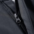 thumbnail image 4 of Mens Shorts Men Casual Solid Zipper Button Pockets Elastic Waist Cropped Cargo Shorts, 4 of 9