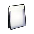 thumbnail image 3 of DYNWAVECA File Bag Art Portfolio Bag Clear Document Holder Waterproof File Organizer Portable for School Classroom Office Projects Home Black, 3 of 10